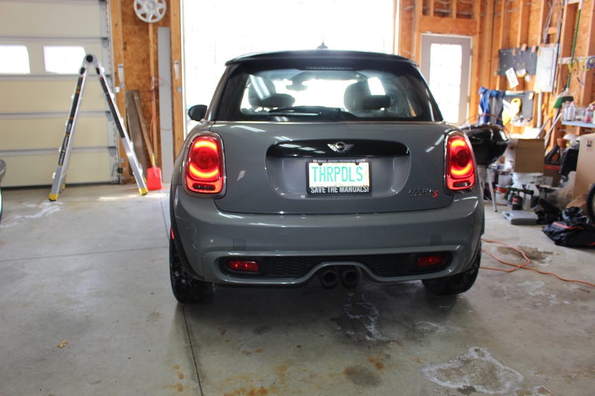 Mini Cooper S back end