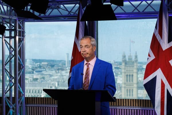 Farage's Resignation Risks Becoming Farce as U.K. Parties Boycott Clacton  By-Election - The New York Times