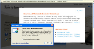 Microsoft blocks itself