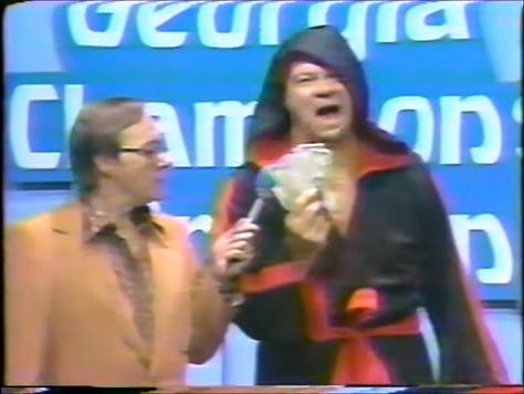 Mark Lewin, Austin Idol and Kevin Sullivan, Baron von Raschke, The Assassins, Dusty Rhodes, Ole Anderson