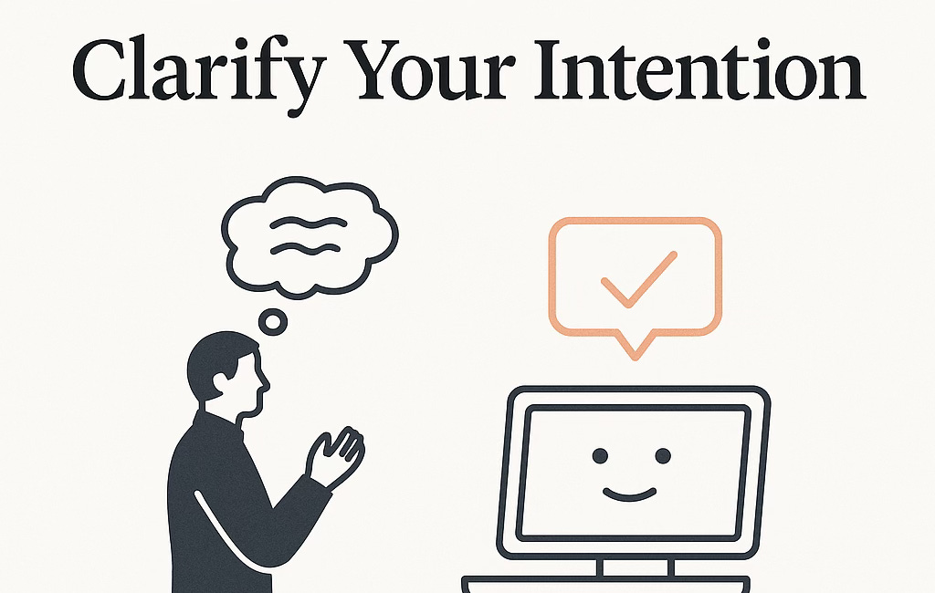 Lesson 1 — Clarify Your Intention