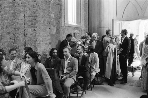 A wedding in a crypt