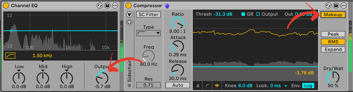 Proper plugin gain staging with trims to prevent internal clipping