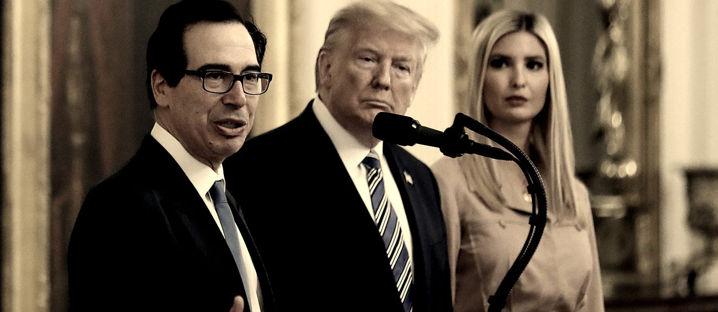 Treasury Secretary Steven Mnuchin yet to help Trump
