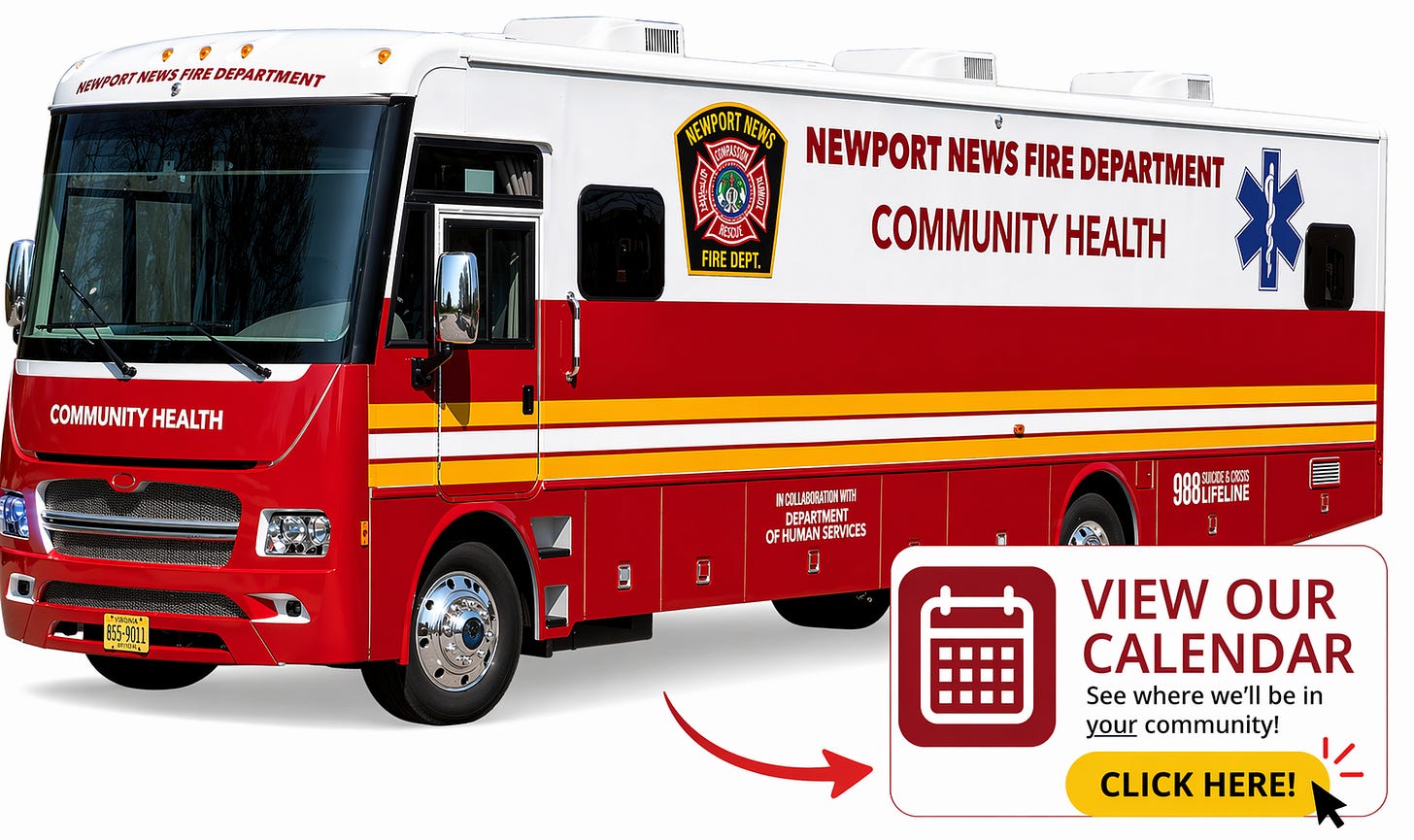 NNFD Community Health Calendar NNFD Community Health Calendar