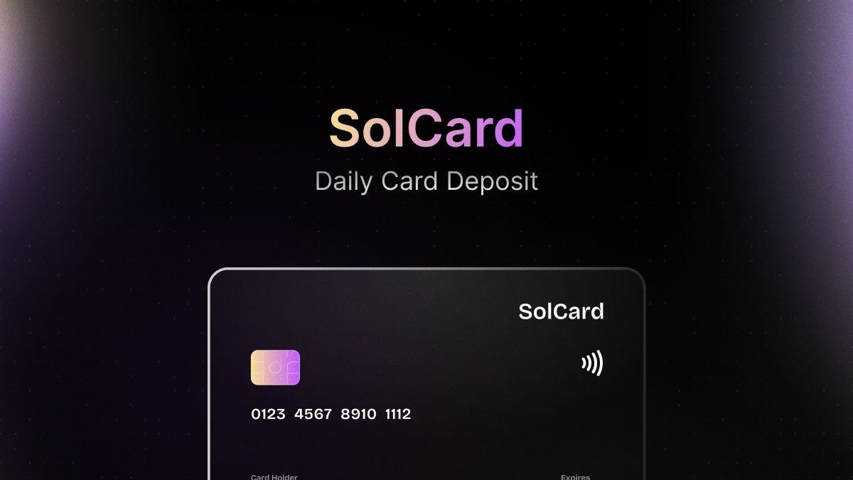 SolCard: Your Crypto Debit Card - Amany