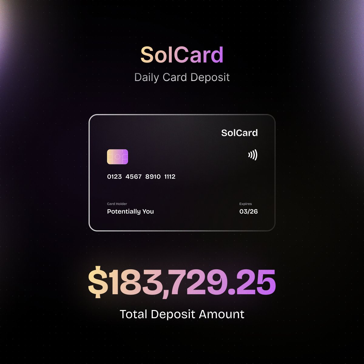 Solcard: Virtual crypto debit card for online payments and subscriptions