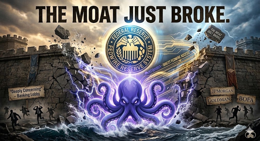 Kraken Gets Fed Reserve Master Account &mdash; Crypto Pushes Higher
