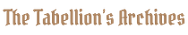 The Tabellion’s Archives