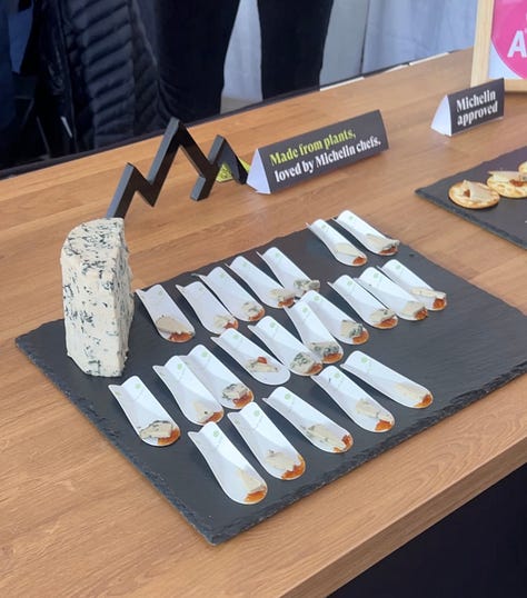 Tuna Free Tuna, Animal Free Sausage, Dairy Free Blue Cheese