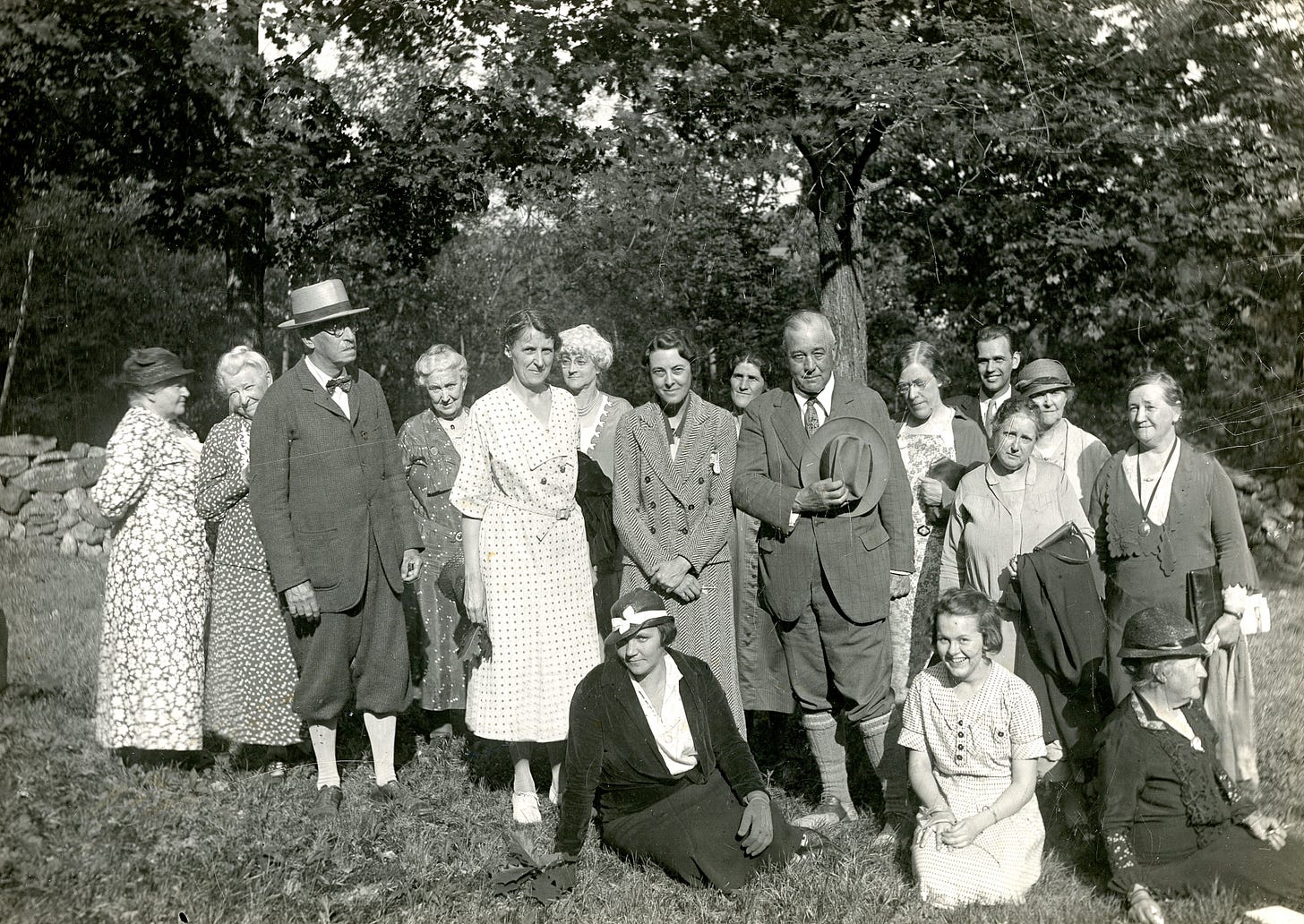 Group of people standing outside
