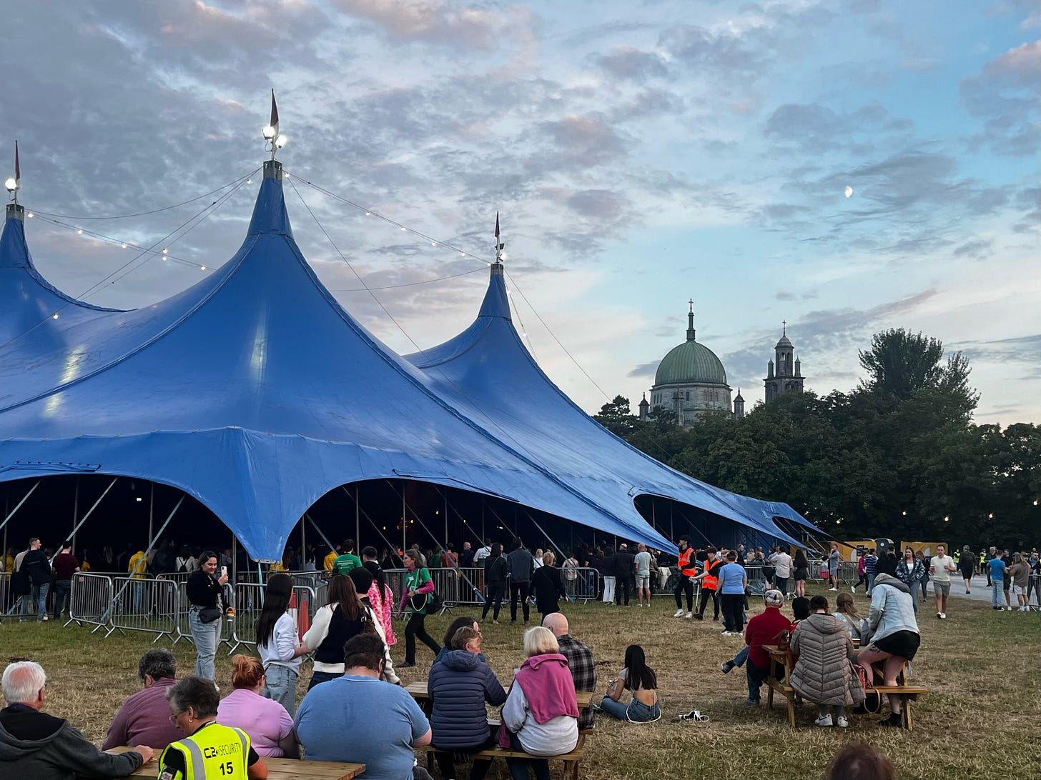 The Heineken Big Top Tent, July 2024. 