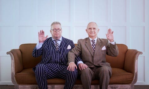 St John founders Fergus Henderson and Trevor Gulliver photographed for Observer Food Monthly in 2019.