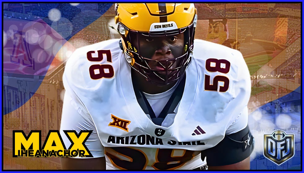 Max Iheanachor Scouting Report: DFJ Sports Small Board Ranks The Top-36 Prospects Inside The 2026 NFL Draft Big Board 