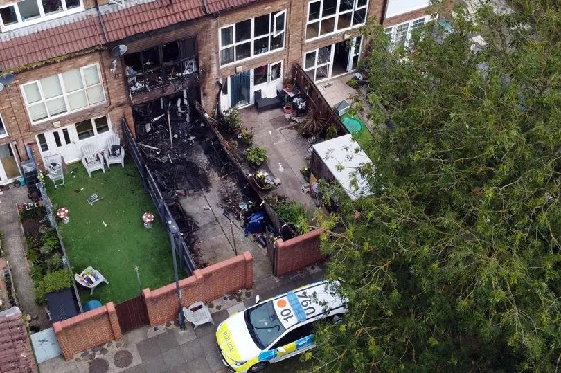House fire in Byker