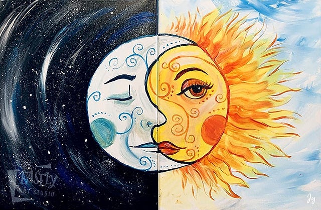 Date Night: "Opposites Attract" | Easely Art Studio