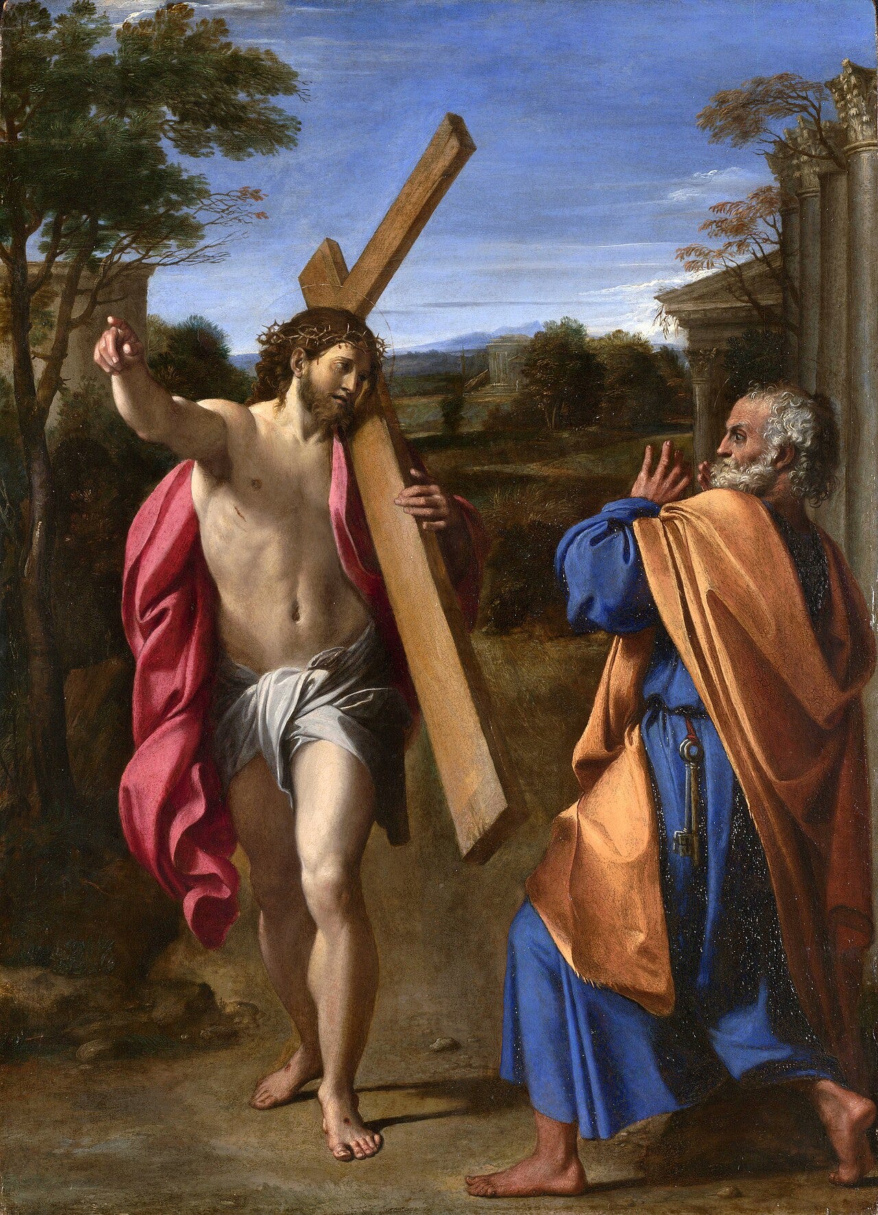 Domine Quo Vadis by Annibale Carracci
