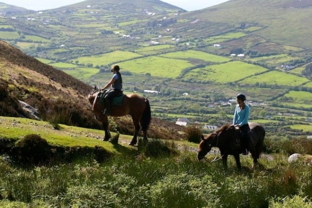 Trekking around the Ring of Kerry in beautiful Ireland.