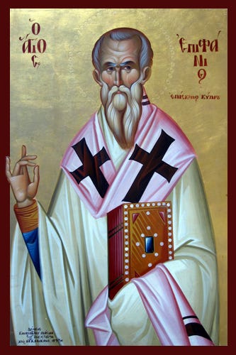 Saint Epiphanius the Bishop of Cyprus