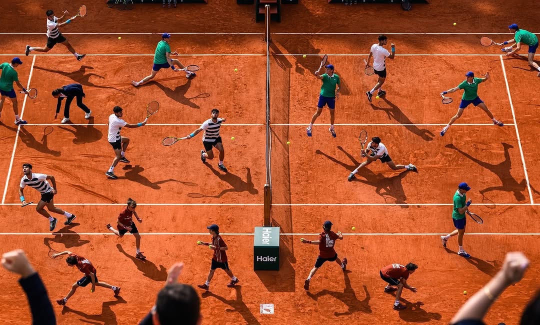 Alcaraz, Sinner, Roland Garros