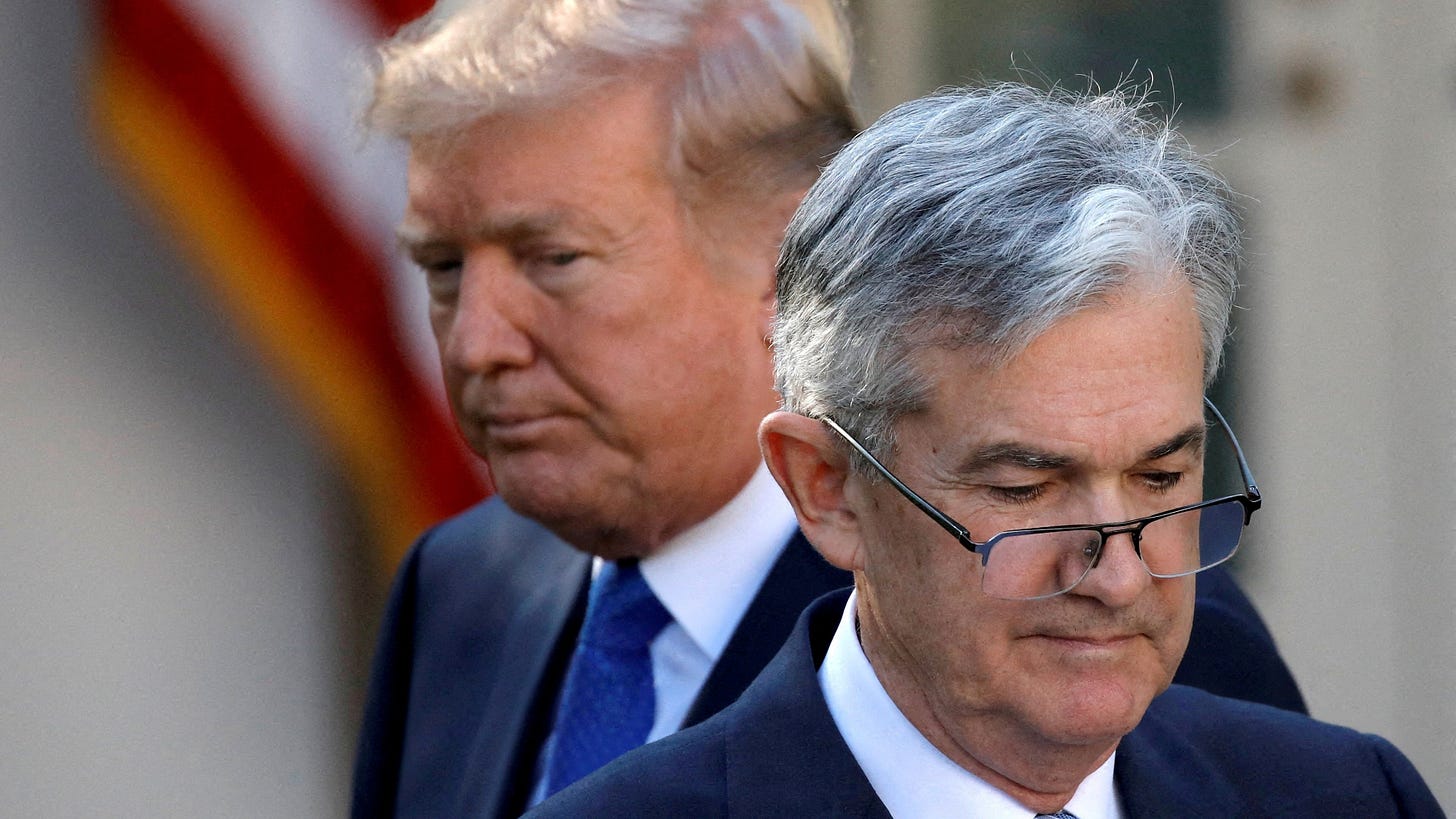 Trump has to deny he was about to fire 'knucklehead' Fed chief