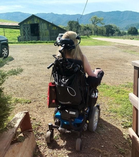 Pin by Elna on high quadriplegics | Wheelchair women, Quadriplegic ...