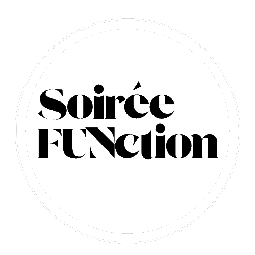 Logo of Soirée FUNction. Logo of Soirée FUNction.