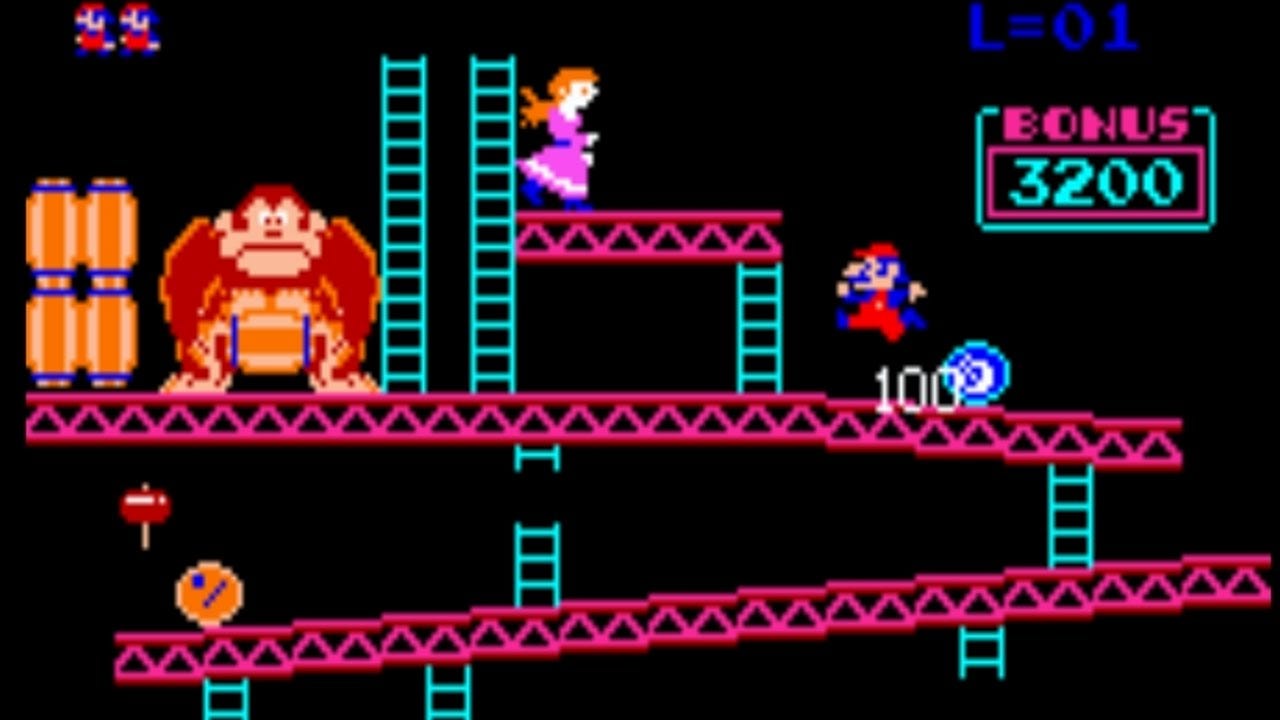 Donkey Kong 1981 - Arcade Gameplay Donkey Kong 1981 - Arcade Gameplay