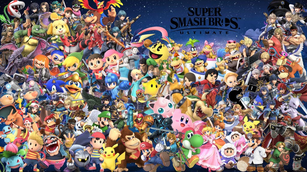 Super Smash Bros. Ultimate Wallpaper 1/25/20