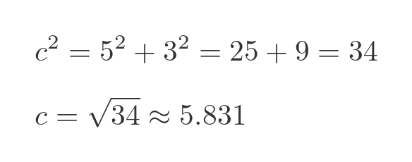 Distance between two points