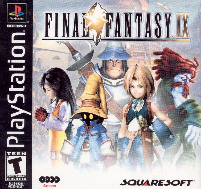Final Fantasy IX cover or packaging material - MobyGames