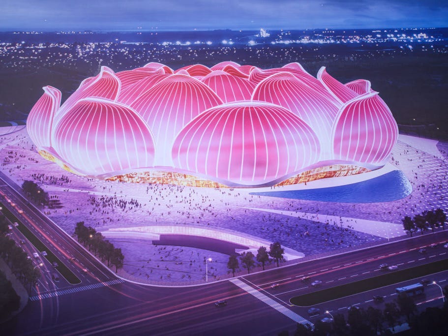 Photos: China Is Building a $1.7 Billion Soccer Stadium in Guangzhou