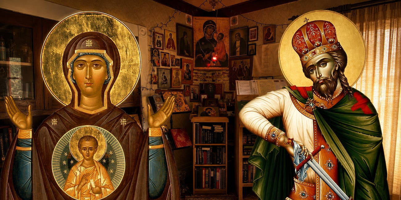 The Virgin’s Blessing and the Silent Presence of Saint John Vatatzes!