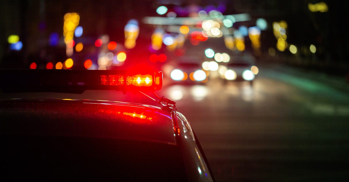 May be an image of ambulance, lighting and text