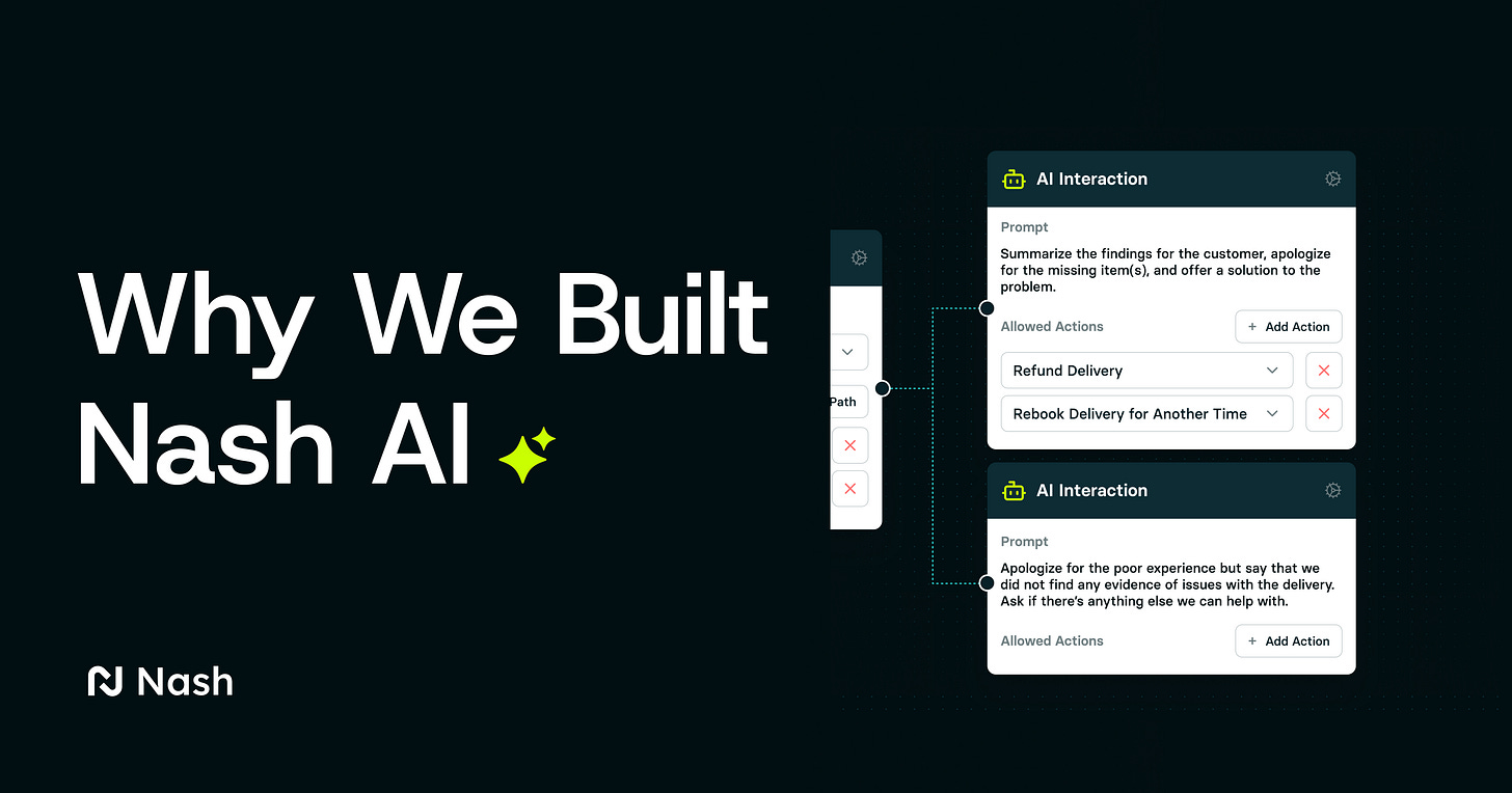 Why We Built Nash AI Why We Built Nash AI