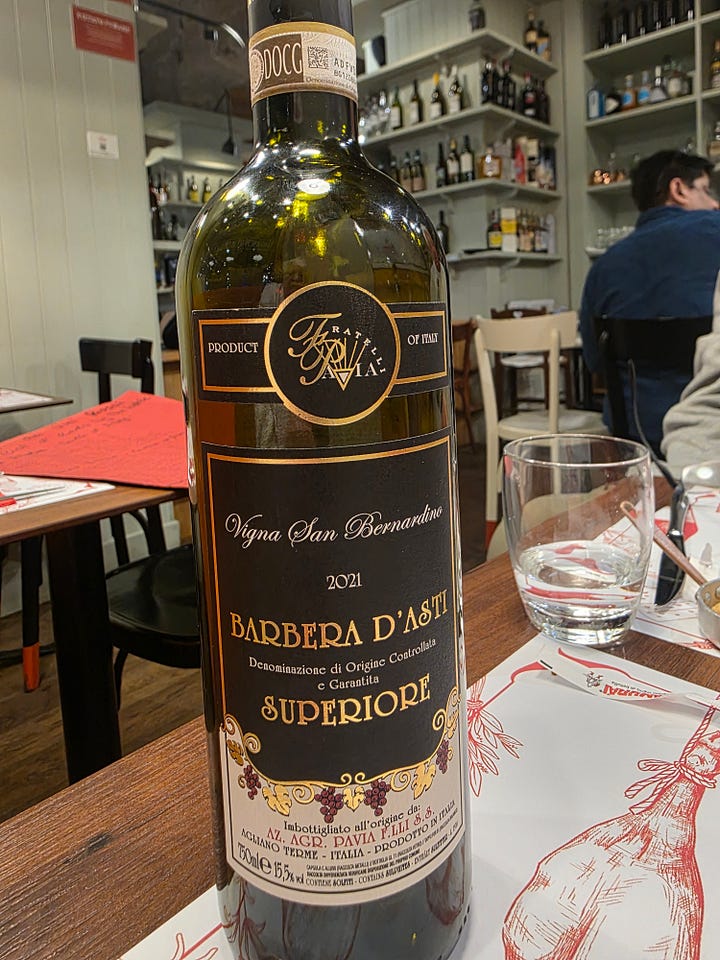 Bottle of Italian Wine