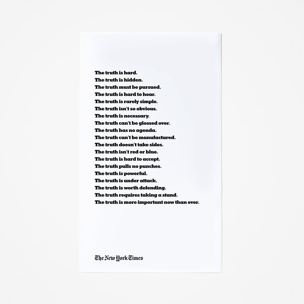 Truth Text Poster Truth Text Poster