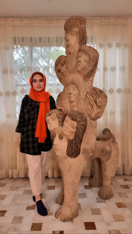 Soraya and her Sculptor - Image copyright: the A Fox Under a Pink Moon film team.