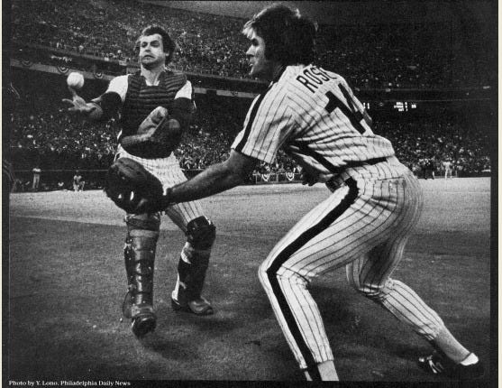 Pete Rose saves the Phillies' season in 1980.