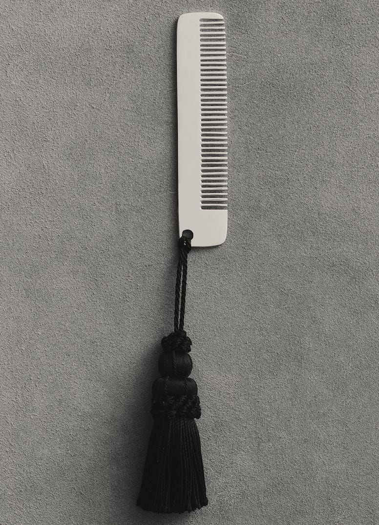 Tasseled Comb by Sophie Buhai