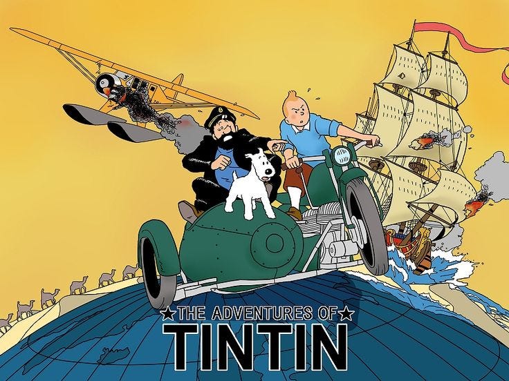 The Adventures of TINTIN by Keinoji | Tintin, Adventure, Vintage comic books