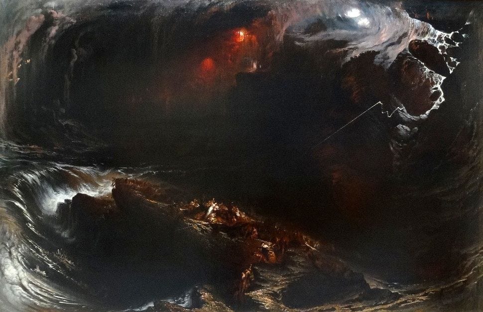John Martin - Deluge | John martin, Google art project, Classical art