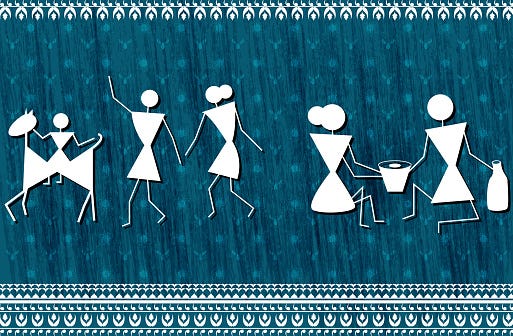 Free download of warli painting designs vector graphics and illustrations Free download of warli painting designs vector graphics and illustrations