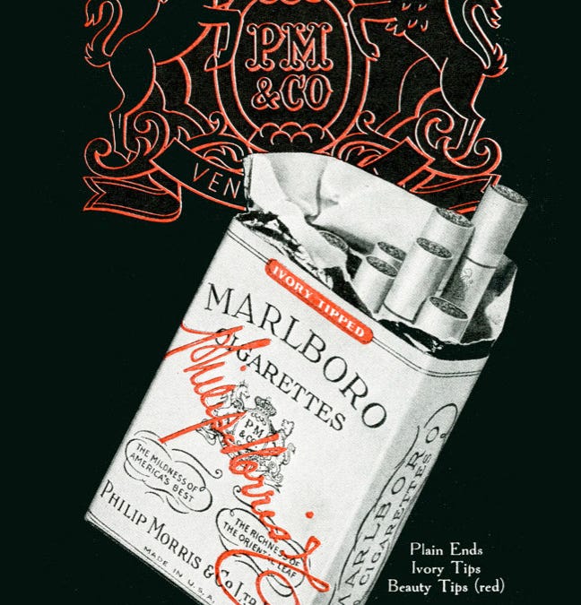 what year was the first cigarette made Tobacco Advertising and Marketing from 1913-1994