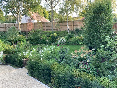 View of Cottage Garden planting
