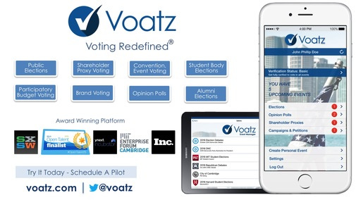 Blockchain-based mobile voting startup Voatz raises $2.2M in seed funding -  SiliconANGLE