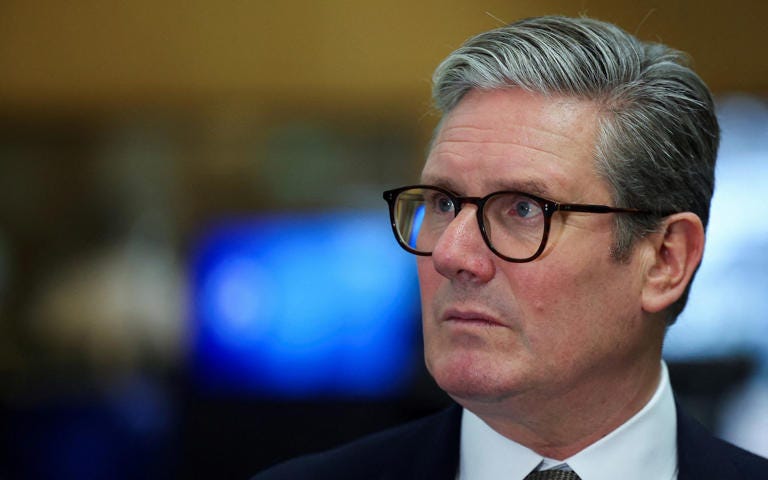 Sir Keir Starmer suggested on Friday that the Government would review social media laws - Getty/Toby Melville