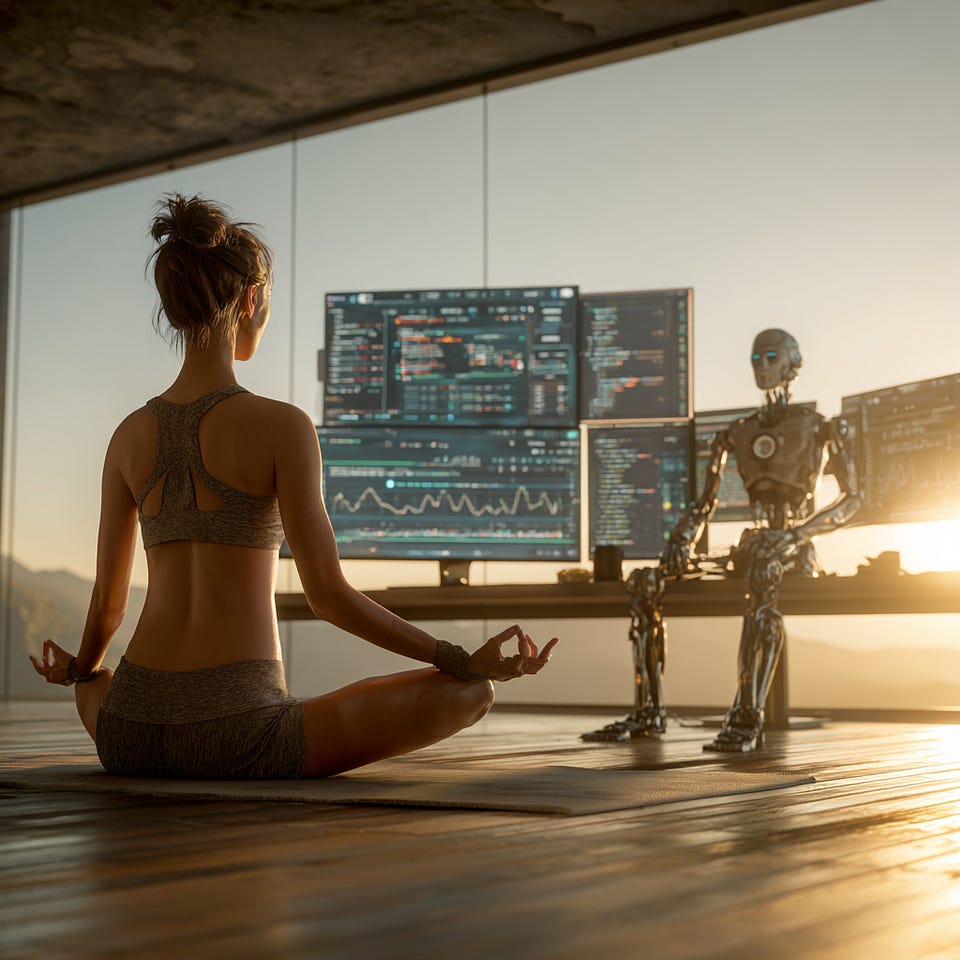 Newsletter artwork for “How Can You Slow Down With AI?”
