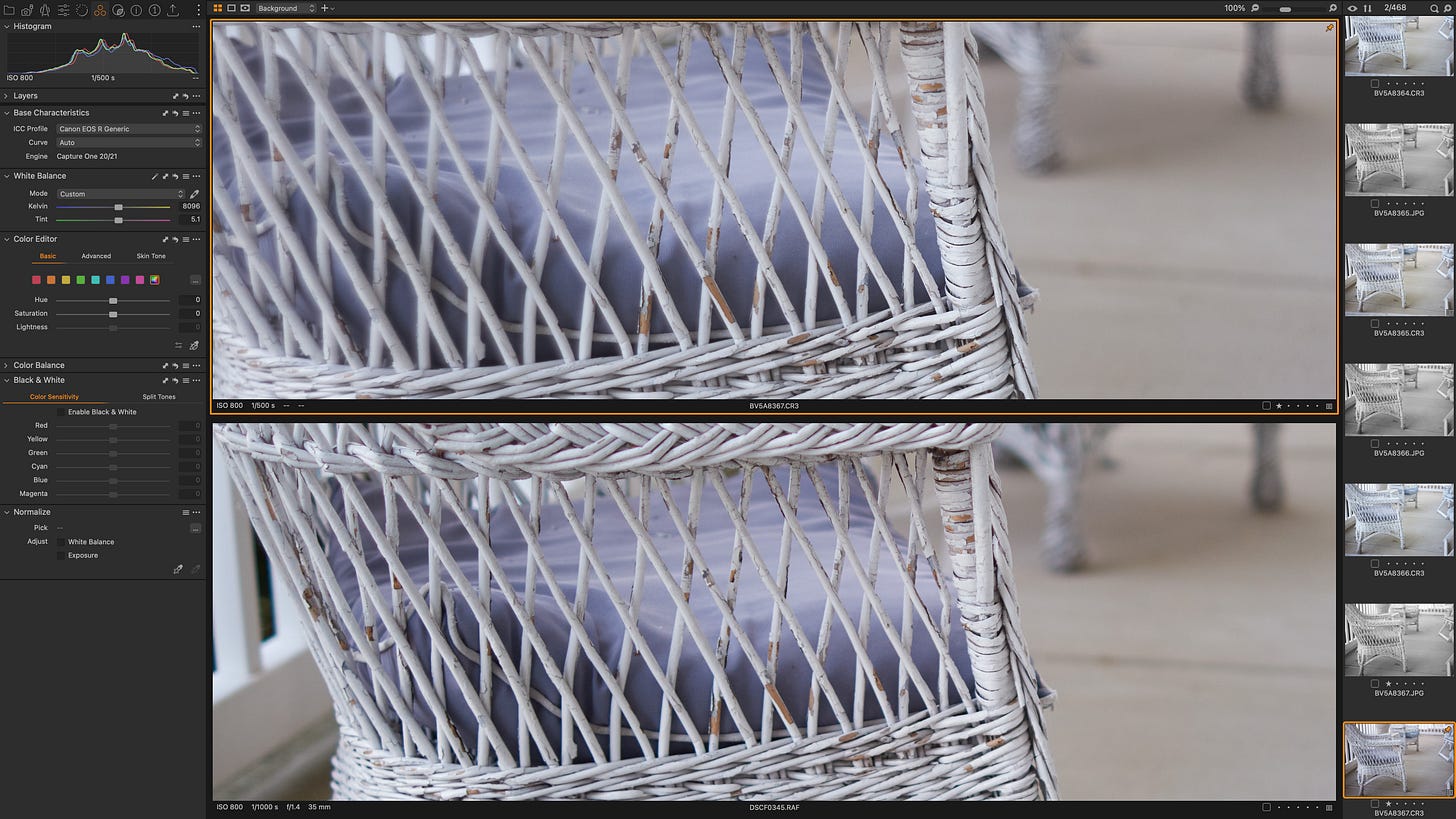 Leica Summitar vs. Fuji 35mm XF Leica Summitar vs. Fuji 35mm XF