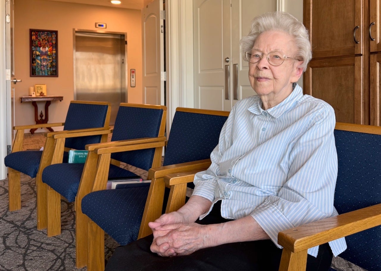 A lifetime of faith: Sister Virginia Hallauer celebrates 100th birthday, 79th year of ministry 1 Sister Virginia Hallauer joined the Presentation Sisters at 21. Now 100, her time in the ministry spans 79 years. Aberdeen Insider photo by Elisa Sand.